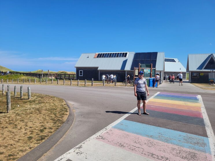 Pride crosswalk in PEI
